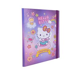 Desky na sešity A4 s širokou gumou - Hello Kitty vzor 2